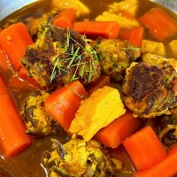 Snapdishの料理写真:Curry chicken meatball|Ami Haさん