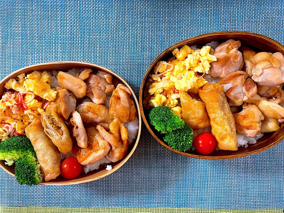 照り焼き弁当　春巻き冷食|ジャイママさん