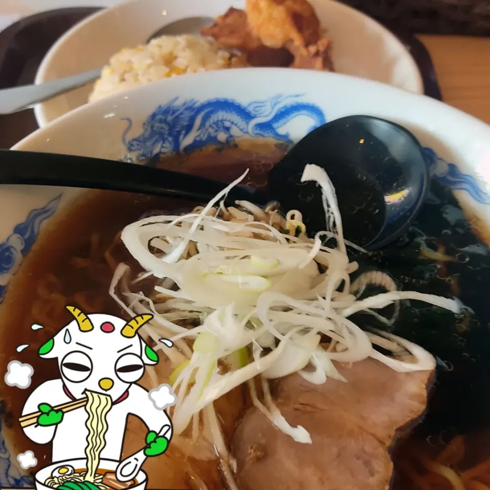 ラーメンセットに西瓜|Rピージャーさん