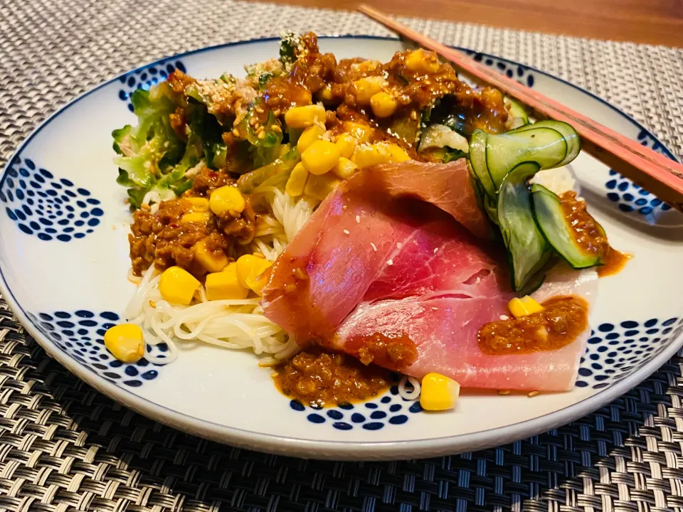 プチっとうどんのタレで素麺|麻紀子さん