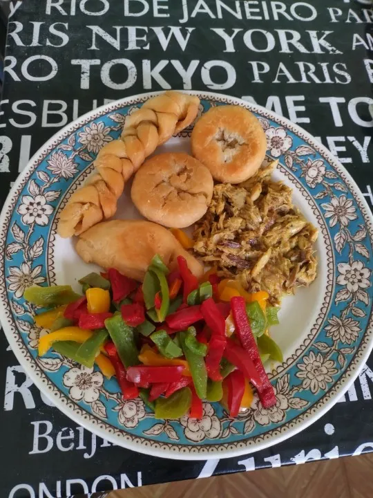 Dumpling,curry Mackrel and pepper|Suez Phiddさん