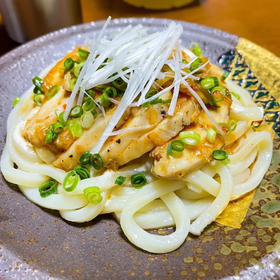 Snapdishの料理写真:【ピリ辛冷やしうどん with よだれ鷄】|ristorante_sallyさん