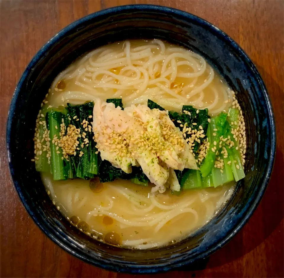 焦がしニンニクそうめん|半田手延べそうめんの店 阿波や壱兆さん