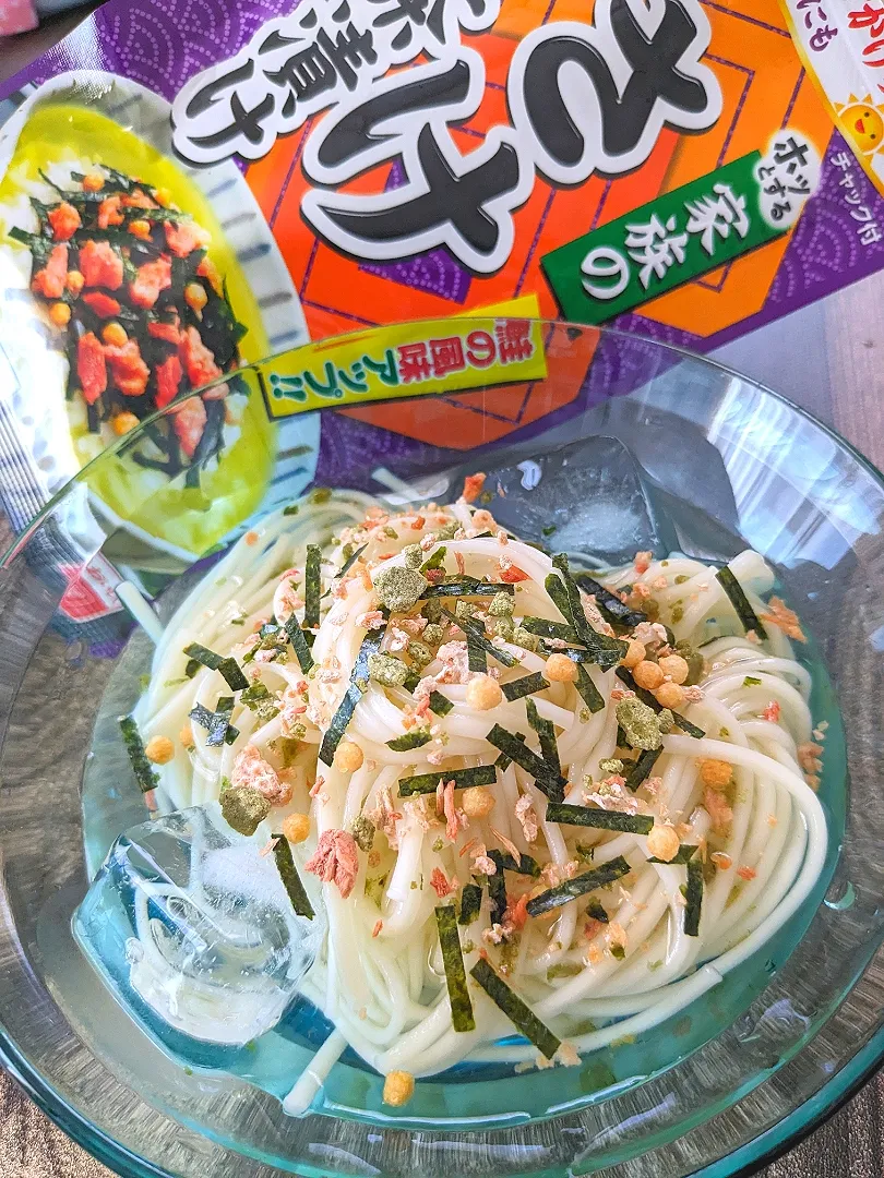 鮭茶漬け素麺|ひとみんΨ(*´∀｀)Ψさん