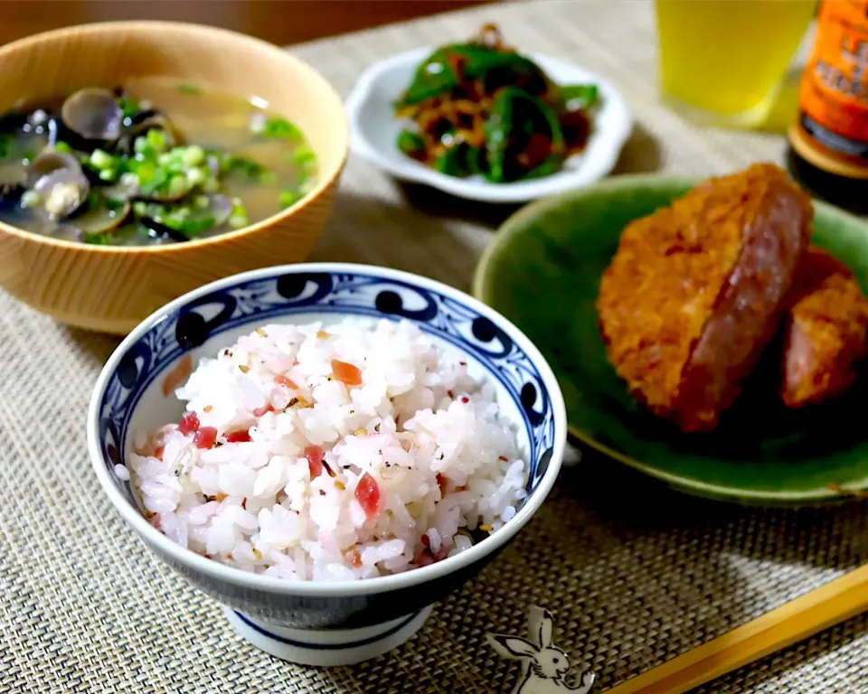 Snapdishの料理写真:冷凍庫の整理定食|かおるさん