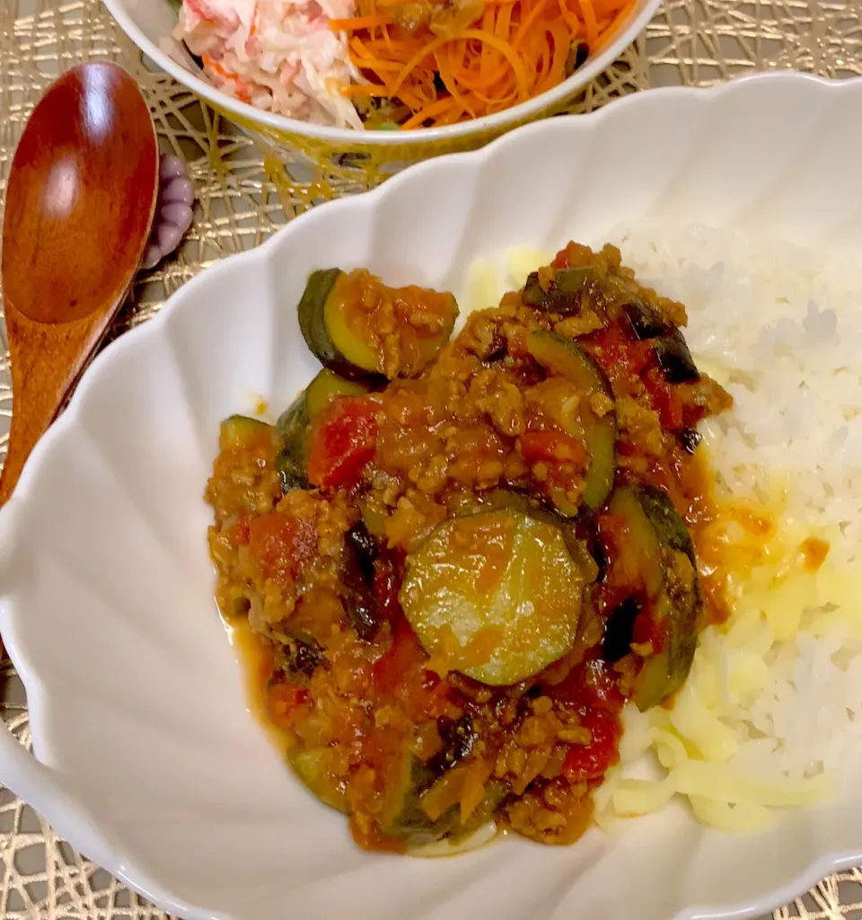 ヤマサ醤油公式アカウントさんの料理 ズッキーニとひき肉の和風キーマカレー|kekekeさん