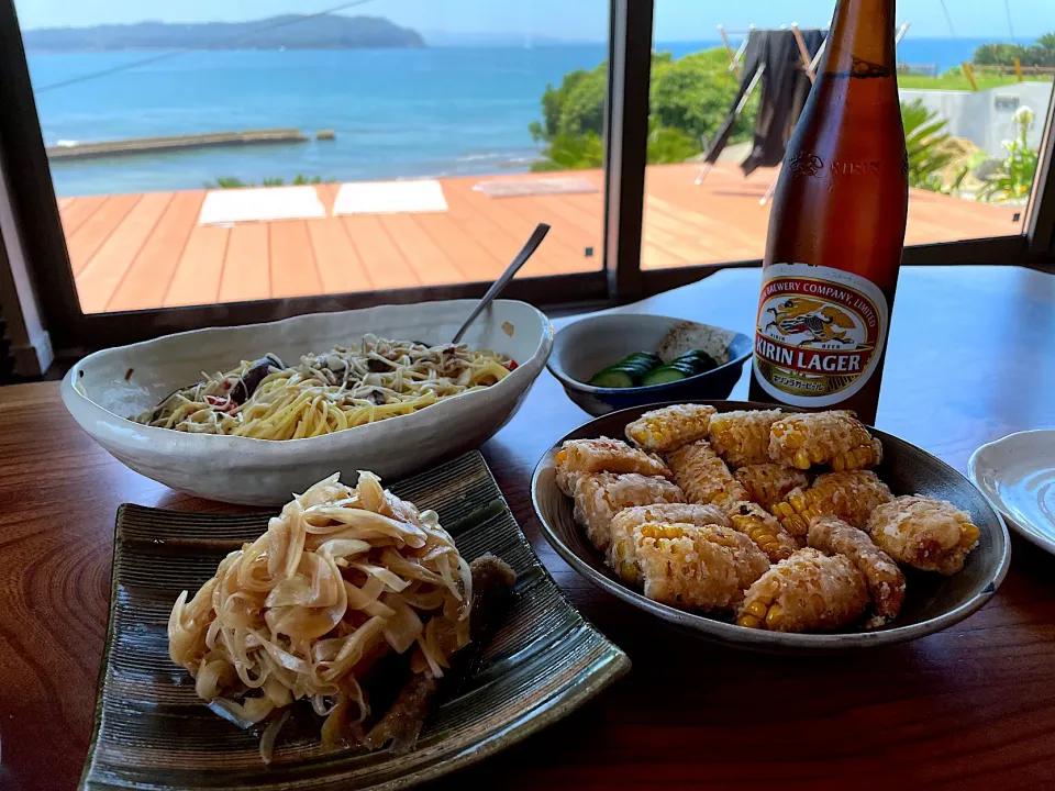 Snapdishの料理写真:2023.7.17 パスタランチ🍻🍻🍻|ゆみずさん