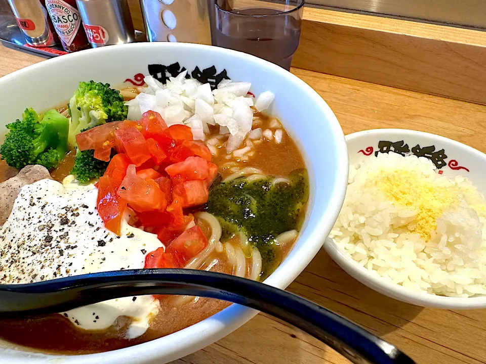 冷やしみそトマトチーズらーめん@あざみ野・雅楽|らーめん好き！さん