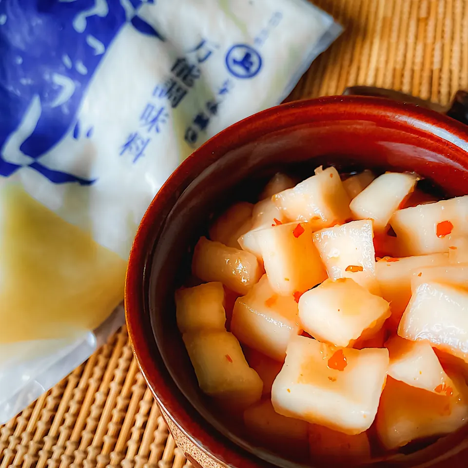 Snapdishの料理写真:にゃんぺこさんの料理 寒こうじ🌾で甘辛うまぁ🤤な自家製キムチ|にゃんぺこさん