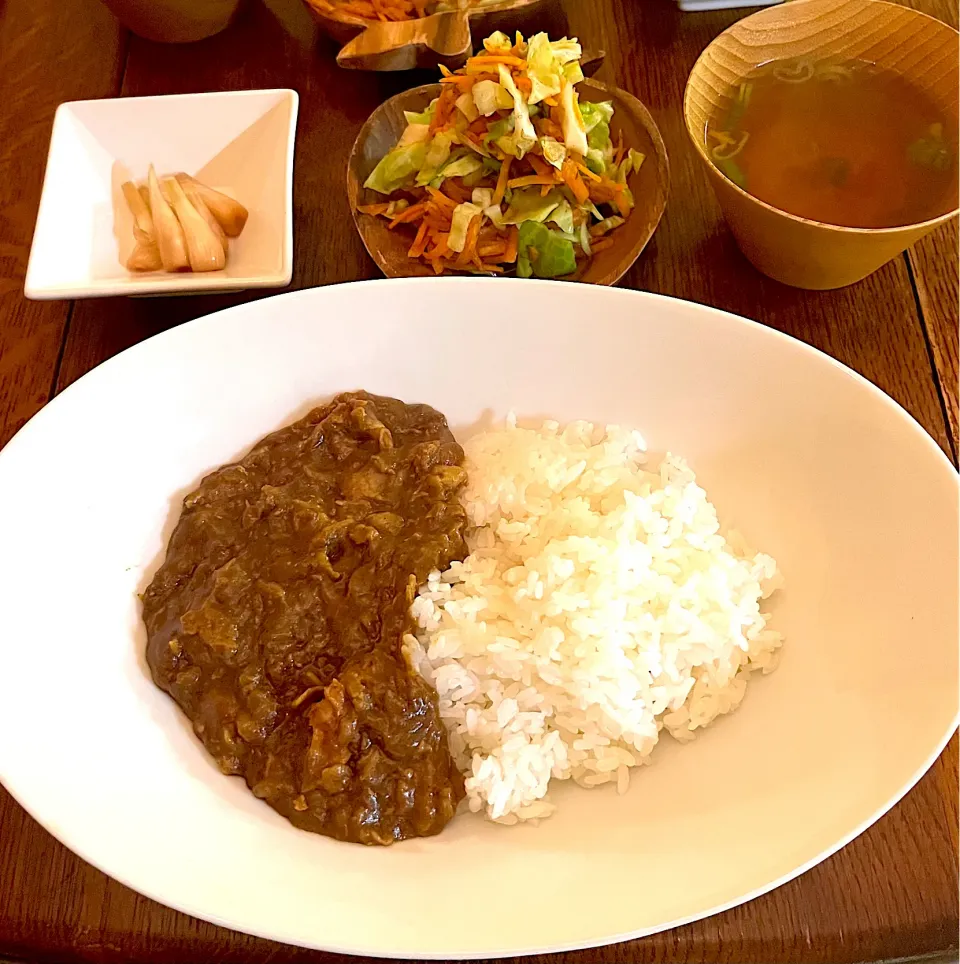 晩ごはん♯カレー|小松菜さん