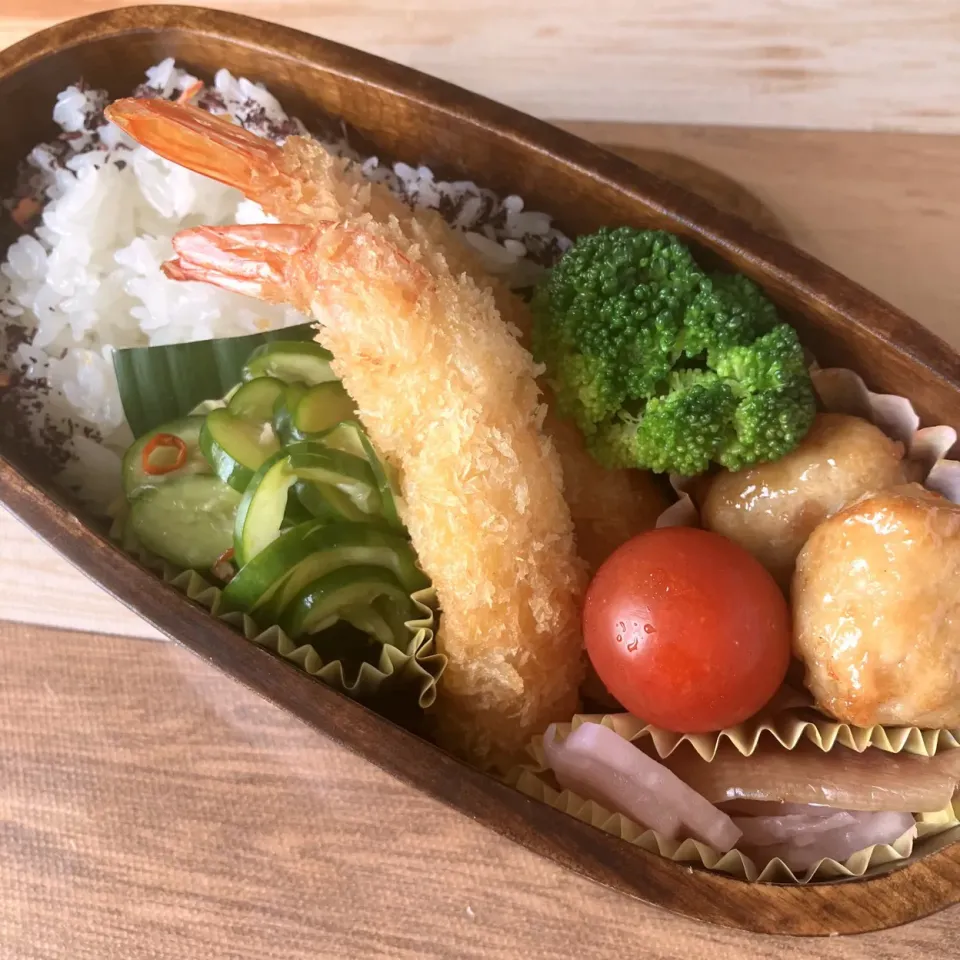 海老フライ弁当|ポンポンダリアさん