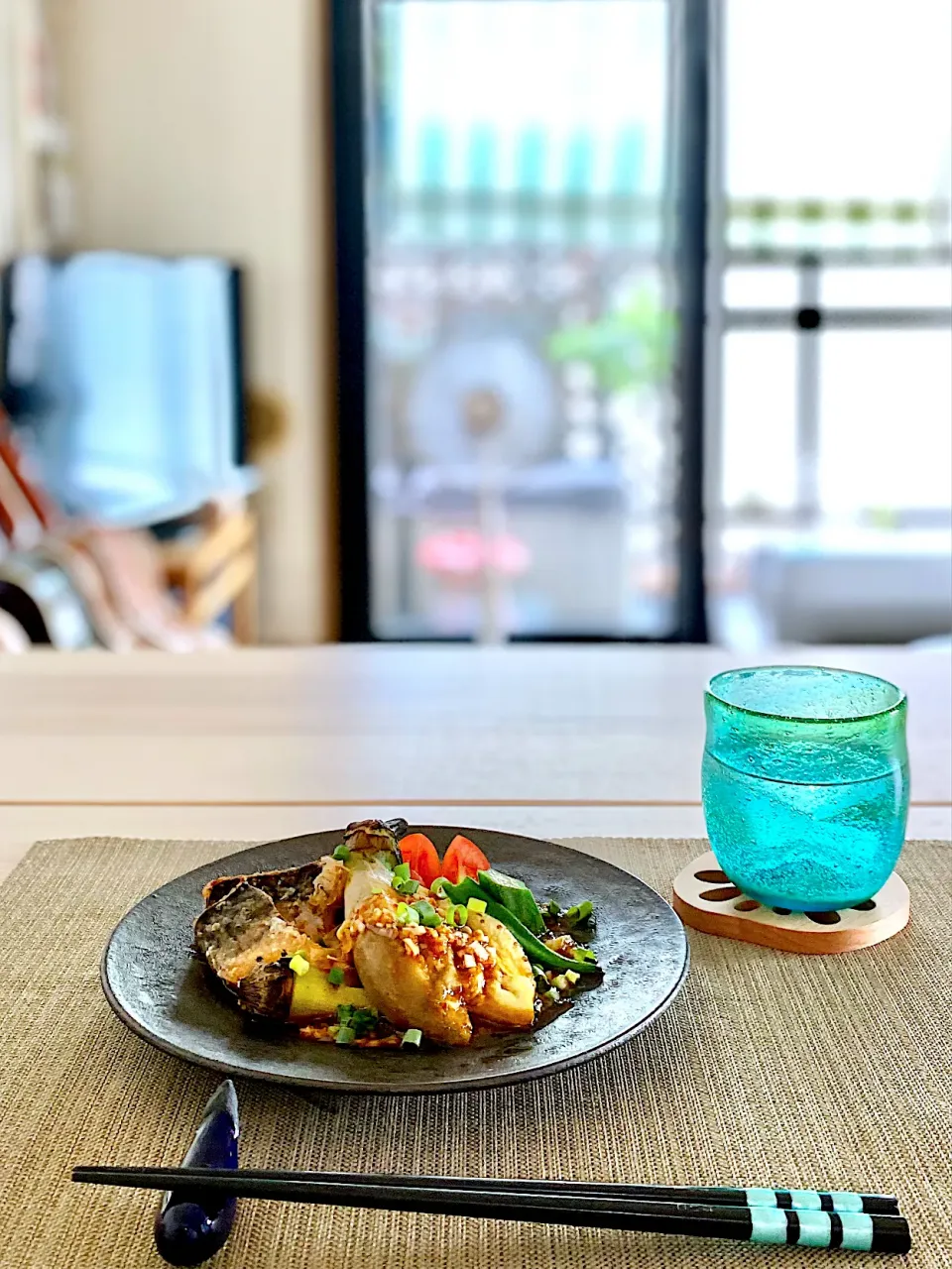 鯖の唐揚げと焼きなすの香味タレかけ|けいこさん