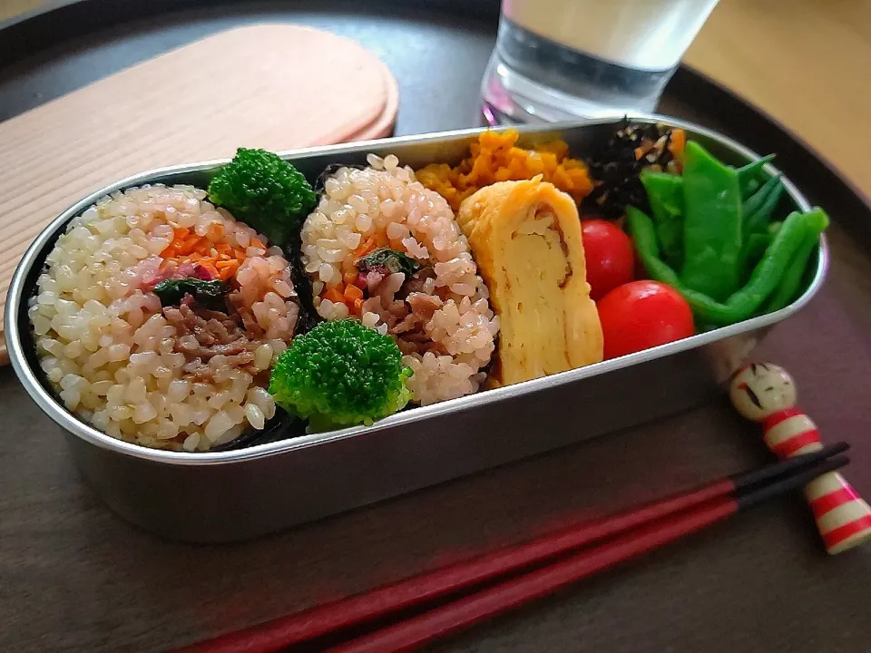 【冷凍作り置き】チンして詰めるだけ弁当|🌼さん