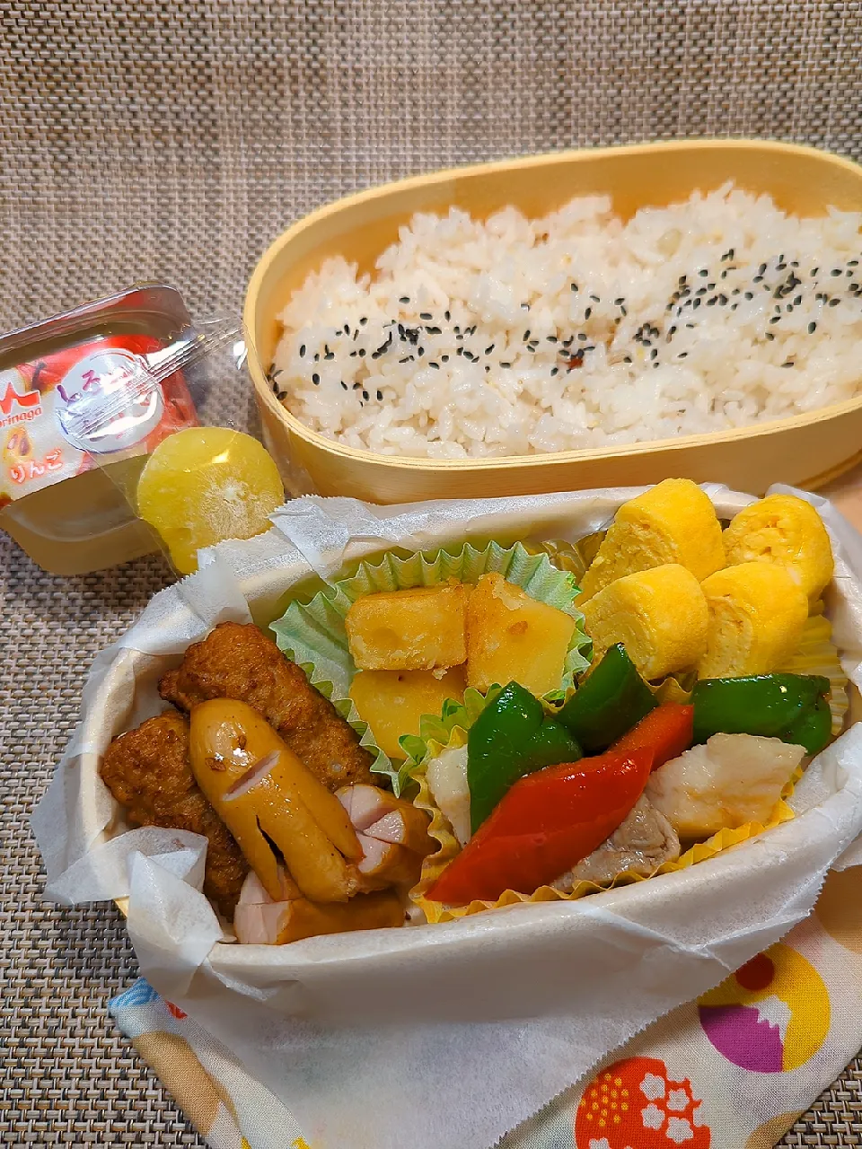 Snapdishの料理写真:中学生弁当 2023/07/19(水)|どかどかさん