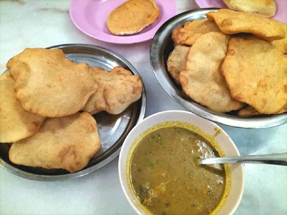 puri+ kurma chicken|hafsah mohamedさん