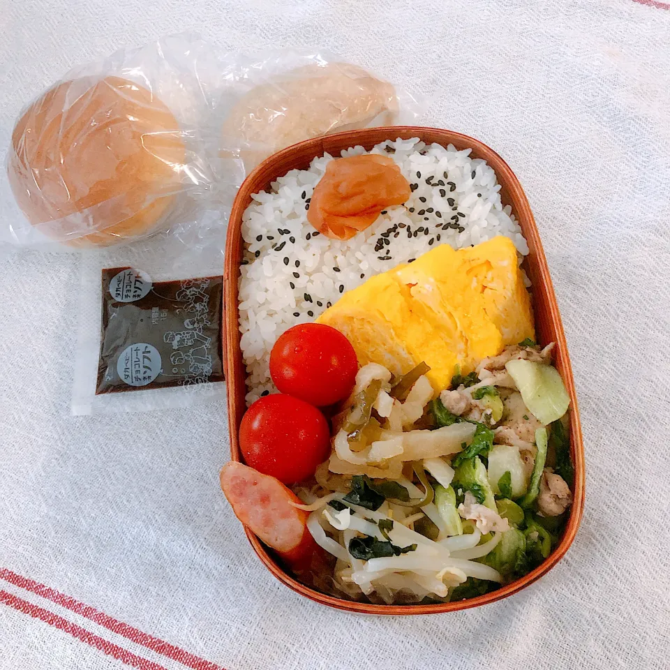 Snapdishの料理写真:三男男子高校生弁当|mickyさん