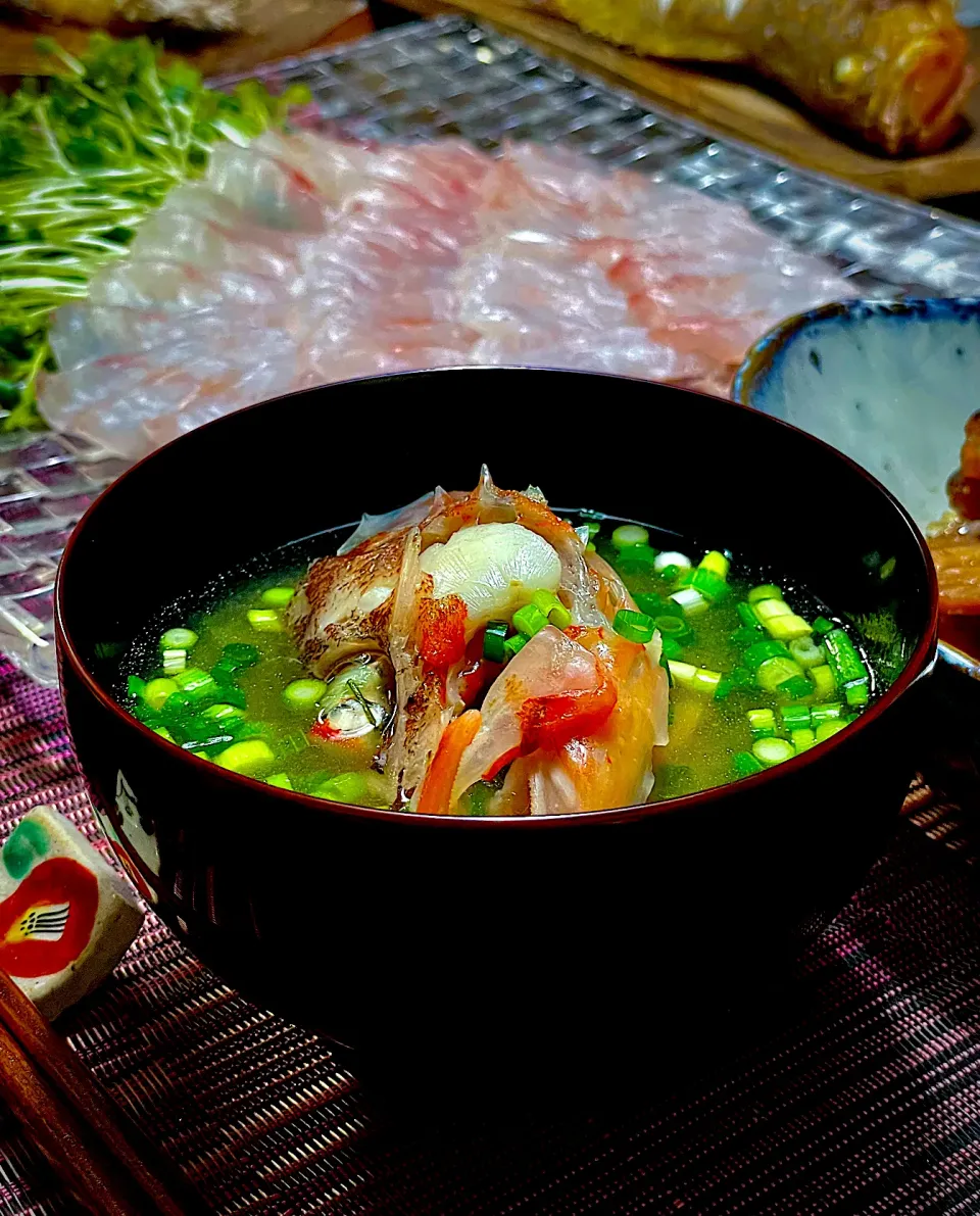 『カサゴの味噌汁』✨✨✨根魚の味噌汁にはコツがある。😁|イチロッタさん