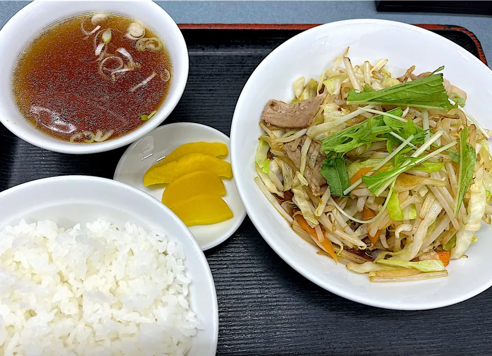 町中華　肉野菜炒め定食|須佐 浩幸さん