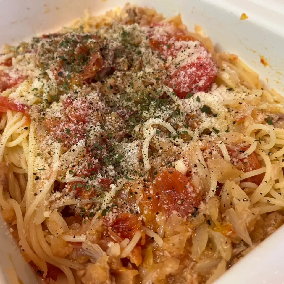 フレッシュトマトとツナのパスタ|sanaeさん