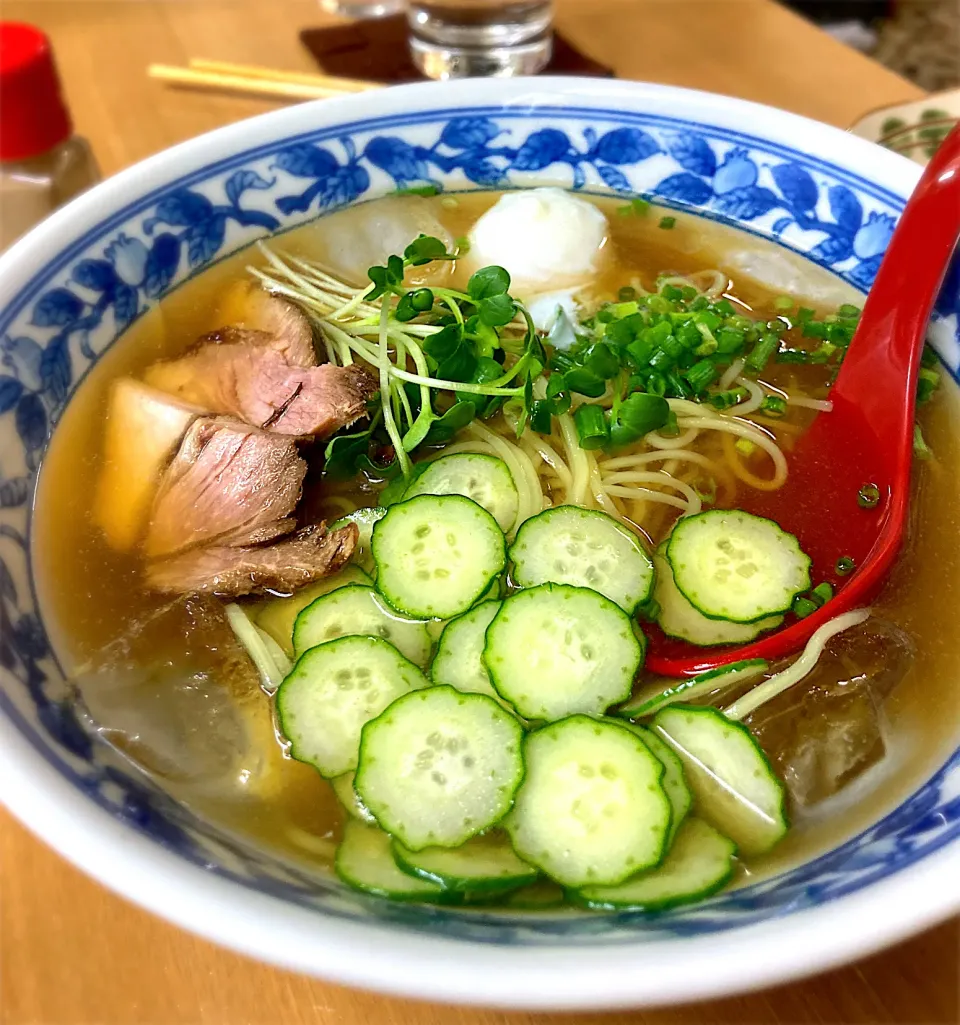 冷やしラーメン(トマト抜き)🍜|さくらさん