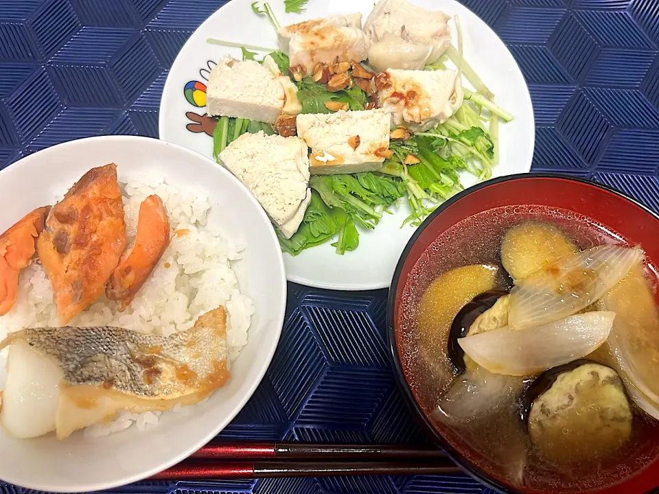 Snapdishの料理写真:麻酔科当直明けの朝ごはん|るみおさん