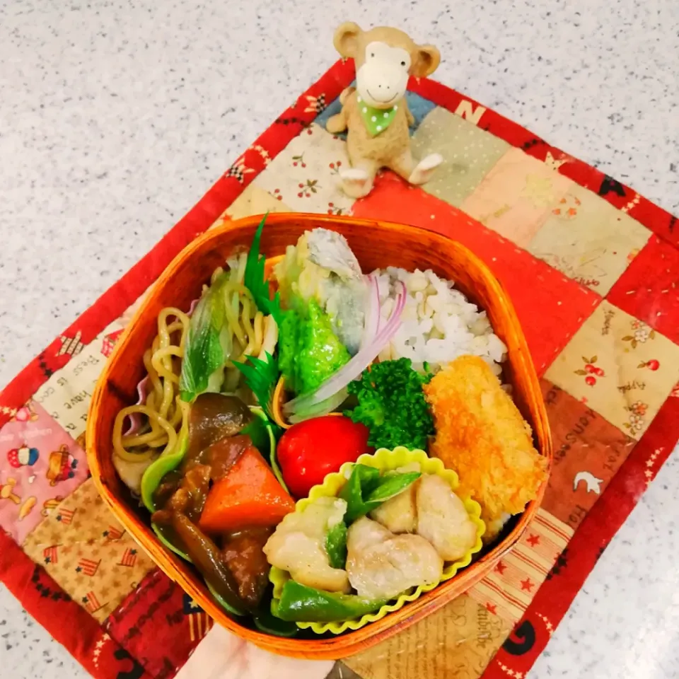 Snapdishの料理写真:今日のお弁当😊|naonaomimichanさん