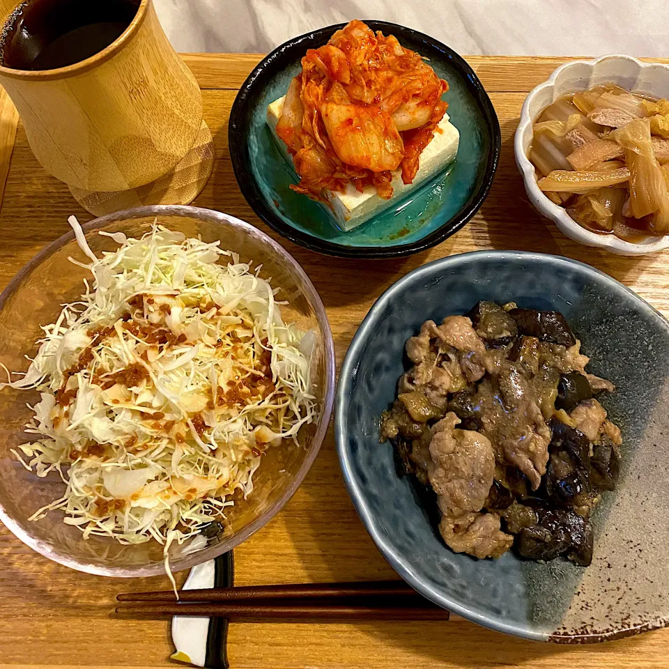 豚肉と茄子の味噌炒め|なつこさん