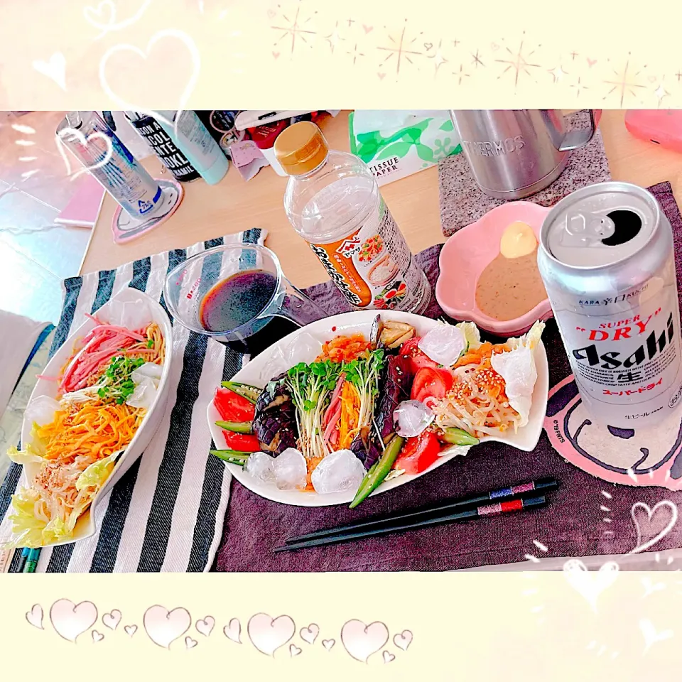 Snapdishの料理写真:７／１９ ｗｅｄ おひるごはん🍴＊○°|rinaronarさん