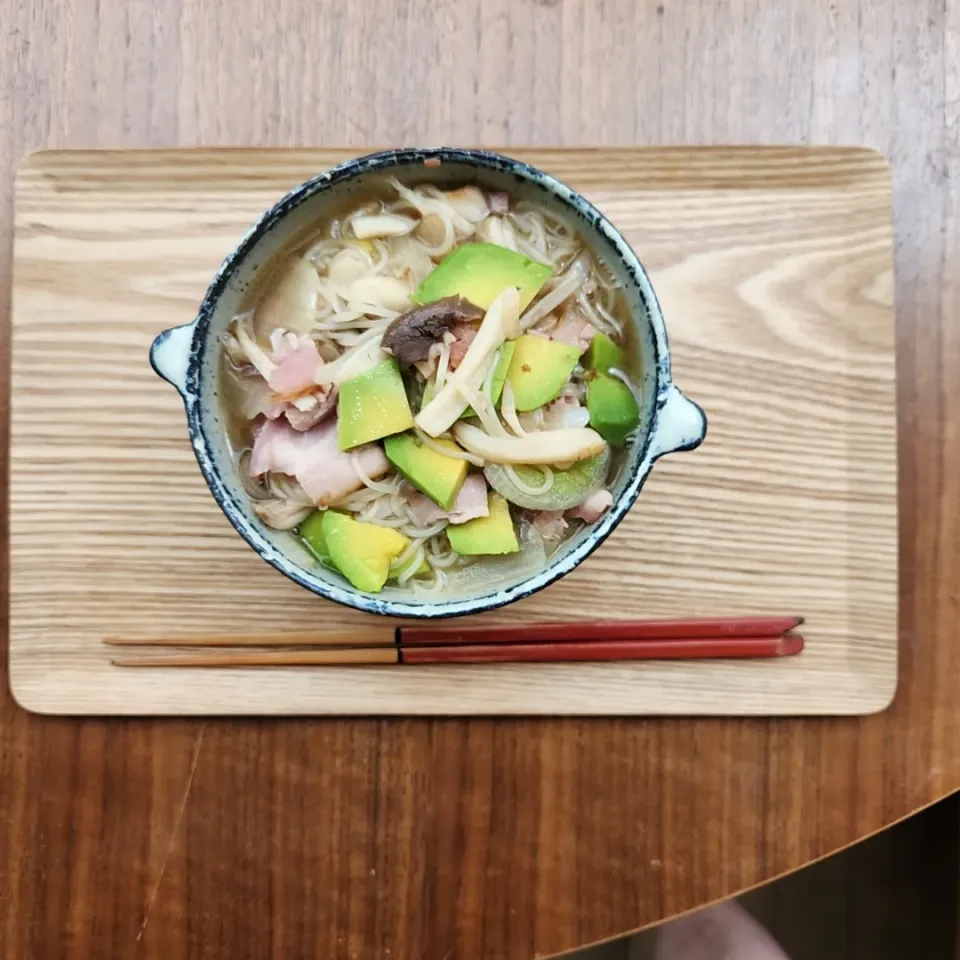 20230721
そうめんスープ
ベーコン玉ねぎエリンギアボガドそうめん|noccoさん