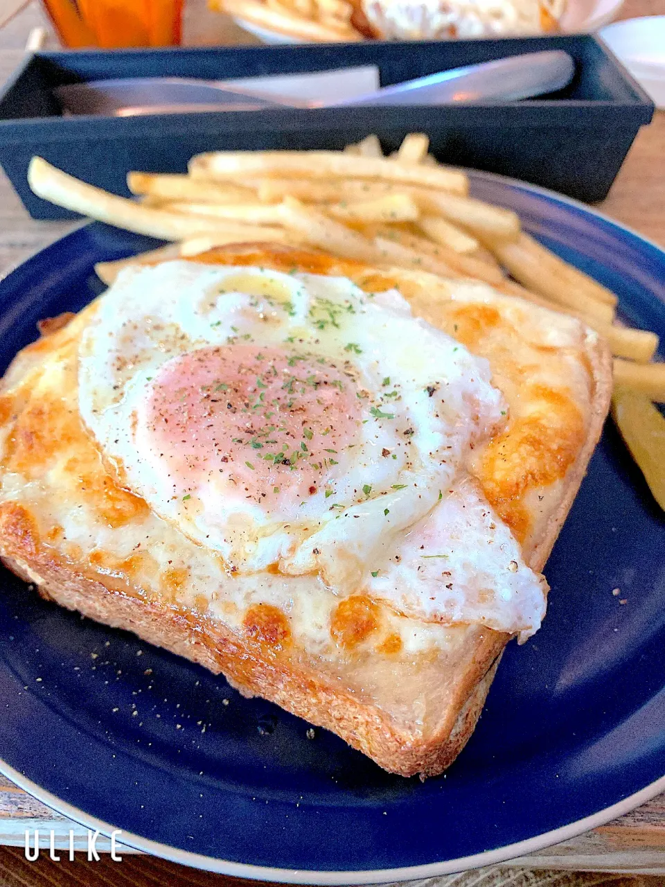 トトロカフェのランチ　クロックムッシュ|まみさん