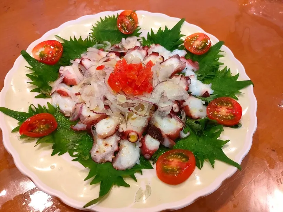 🐙タコのカルパッチョ🐙

スーパーで蛸がお買い得になってました😊✨
美味しかったぁ😋💕|punianさん