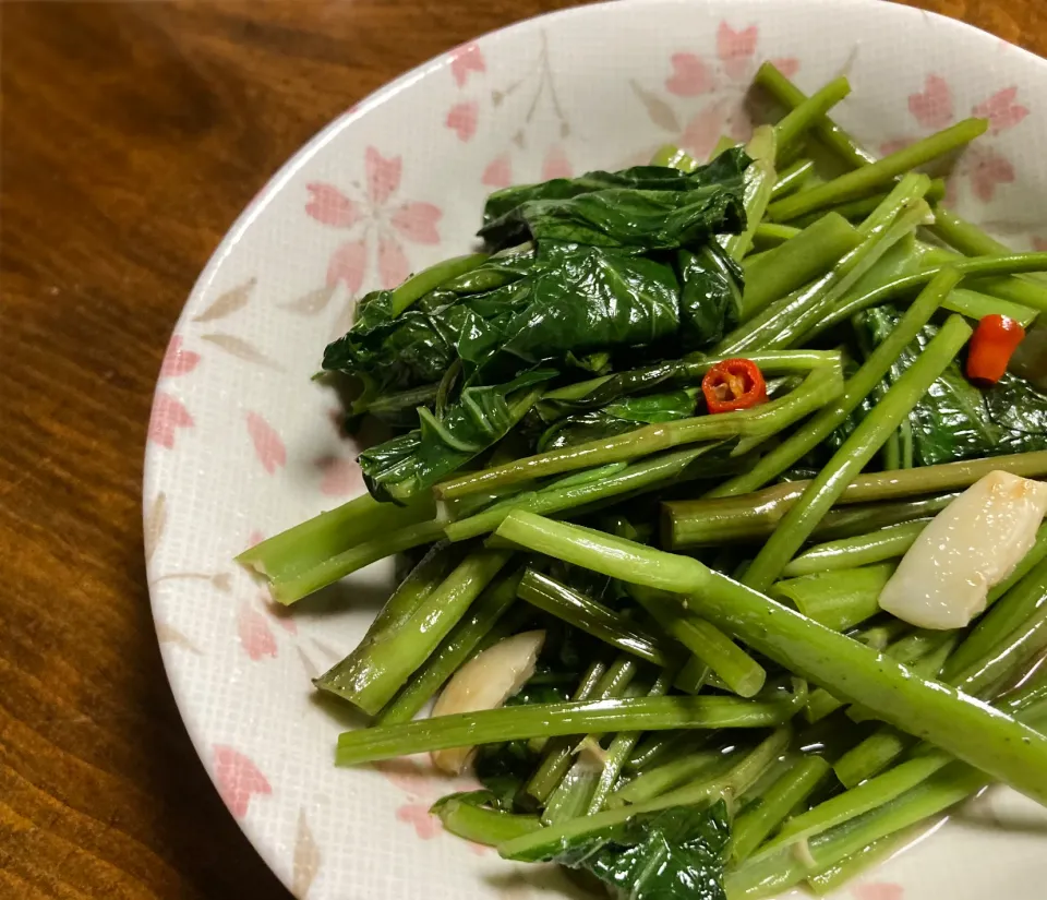 空芯菜 ナンプラー炒め|ななごさん