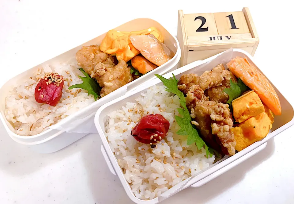 Snapdishの料理写真:みんなのお弁当🍱|naaaaaaa♡さん