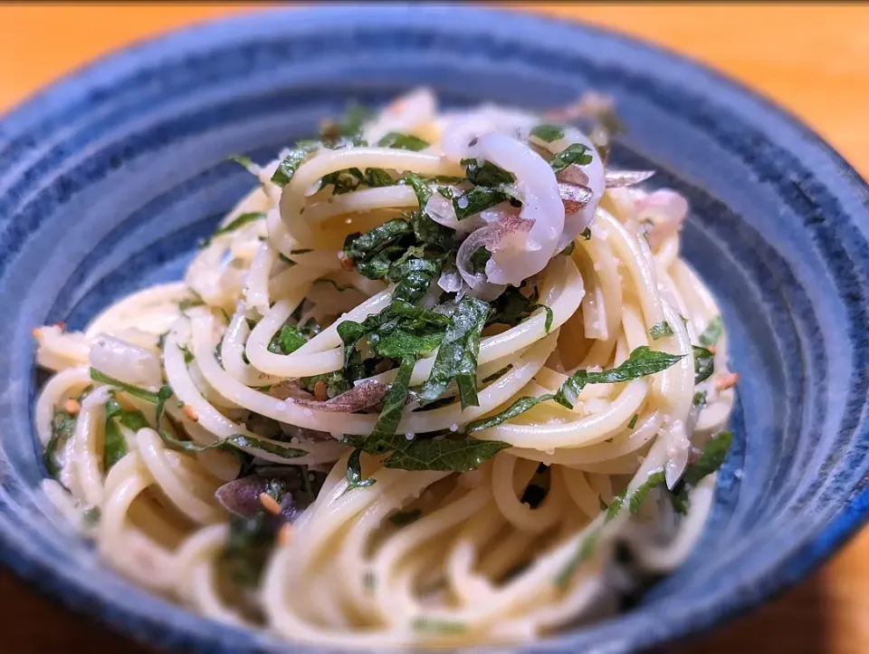 Snapdishの料理写真:やまやのいかめんたいでパスタ。|おさかなさん