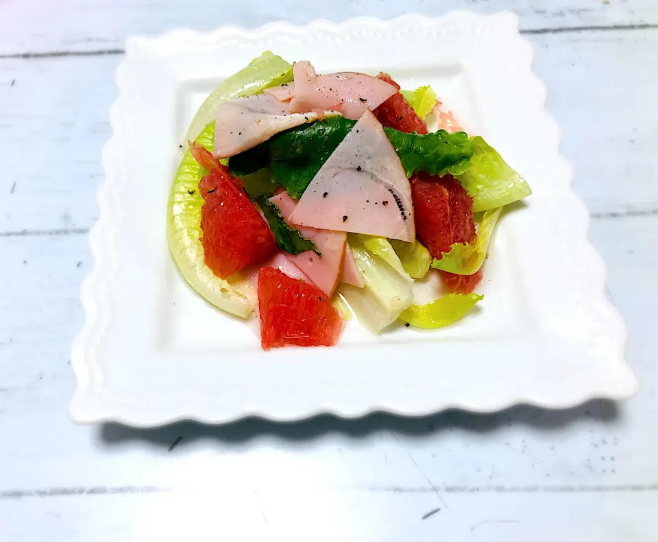 ロメインレタスとピングレのサラダ|ゆっきー♪さん