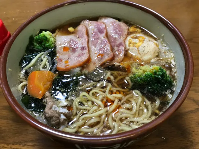 マルちゃん正麺🍜、醤油味❗️(*^ω^*)✨|サソリさん