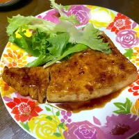 Snapdishの料理写真:めかじきのバター照り焼き|ゆうさん