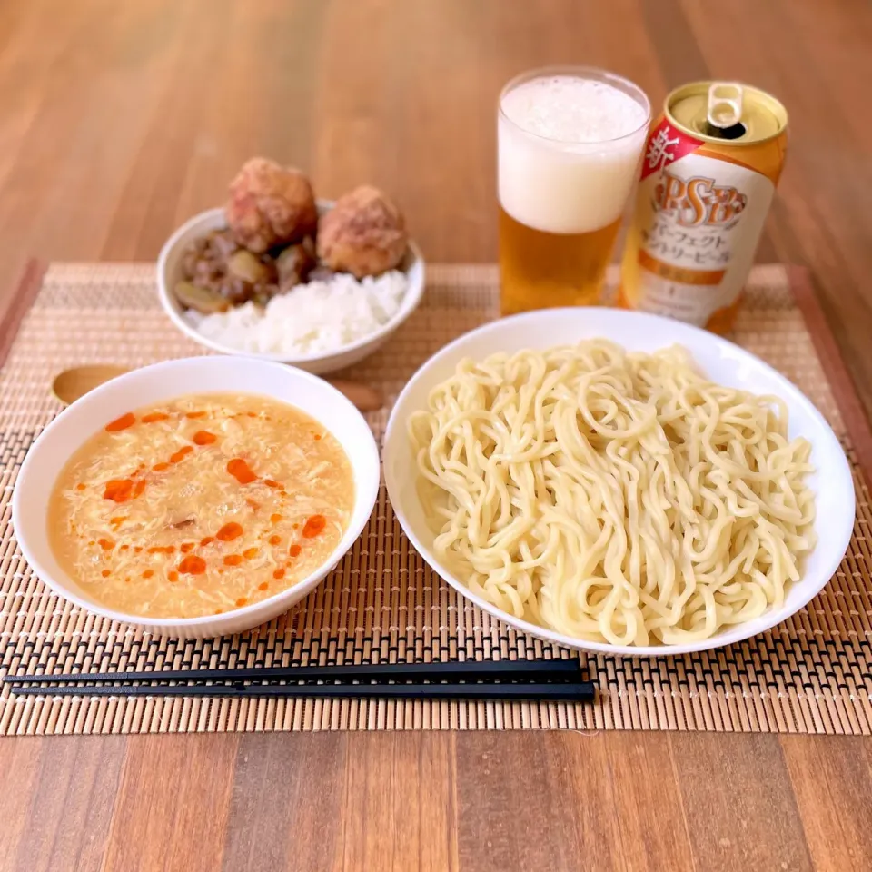 Snapdishの料理写真:酸辣湯つけ麺 ひやあつ|Ruotoさん