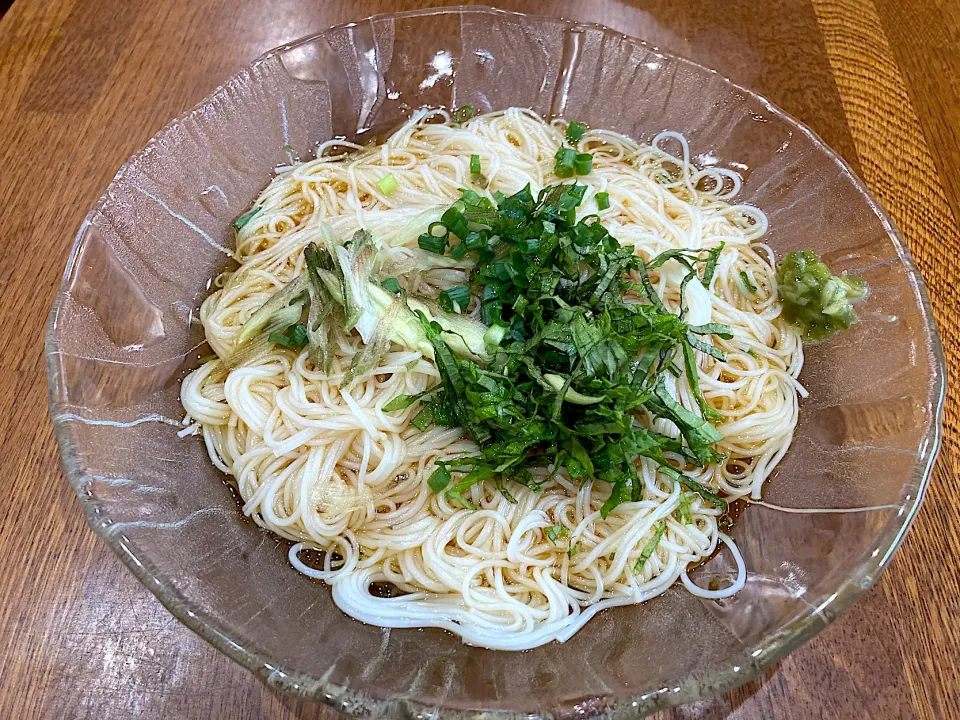 暑い日の お昼定番 ぶっかけ素麺|sakuramochiさん