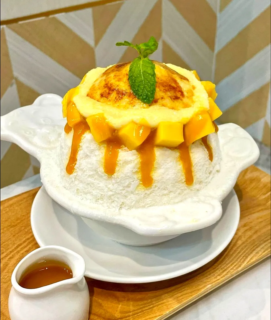 Mango Crème Brûlée Bingsu 🥭🍧
...
...
Mmmmm... It's So Freakin' Gooooood! 🤤🧡|An'leeさん