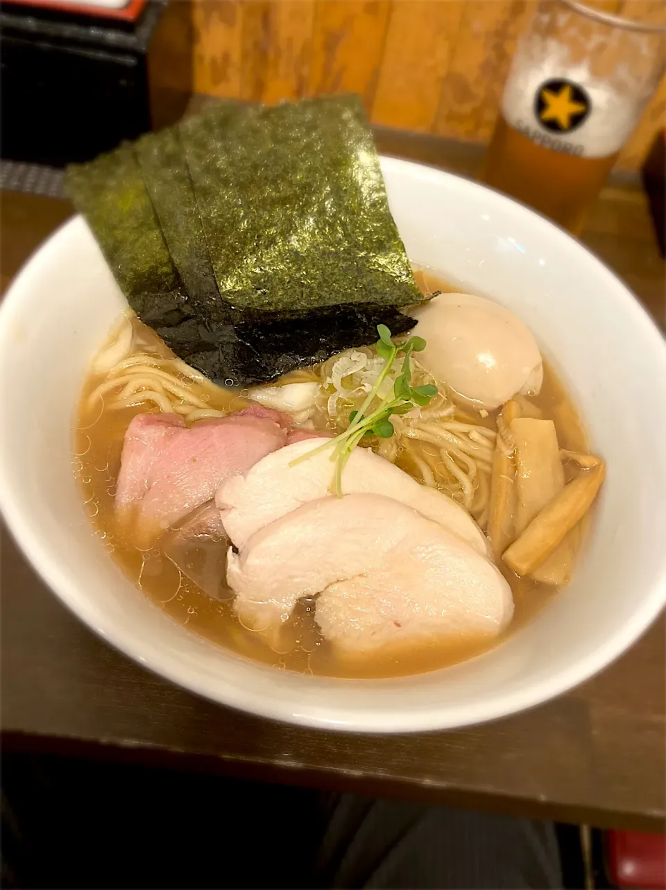 特製貝麺(醤油)  #貝出汁らぁ麺燈や|石田尚之さん