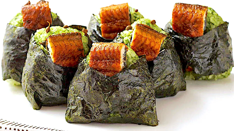 マチャうなぎおにぎり
 Macha Unagi Onigiri|BentoFoxさん