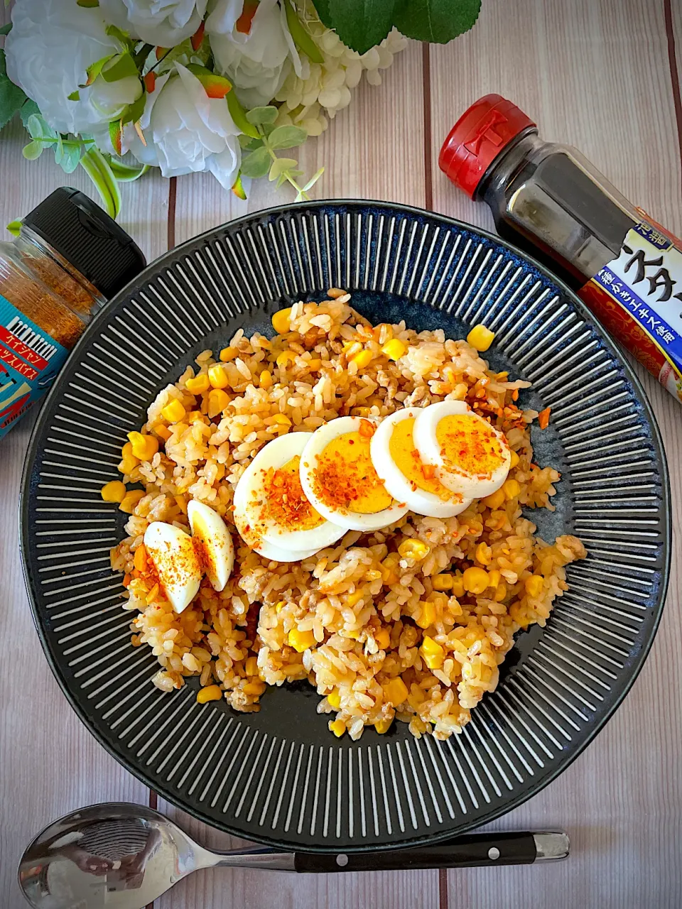 からあげビールさんの料理 我が家の定番♪オイシャンでめちゃウマ!中華風とうもろこしご飯|いっちゃんさん