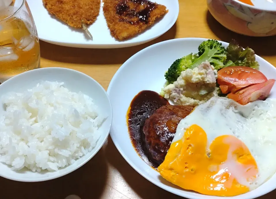 Snapdishの料理写真:晩ごはん|しまだ ちえこさん