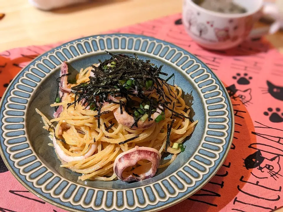 イカと明太子パスタ✩.*˚|奈津美さん