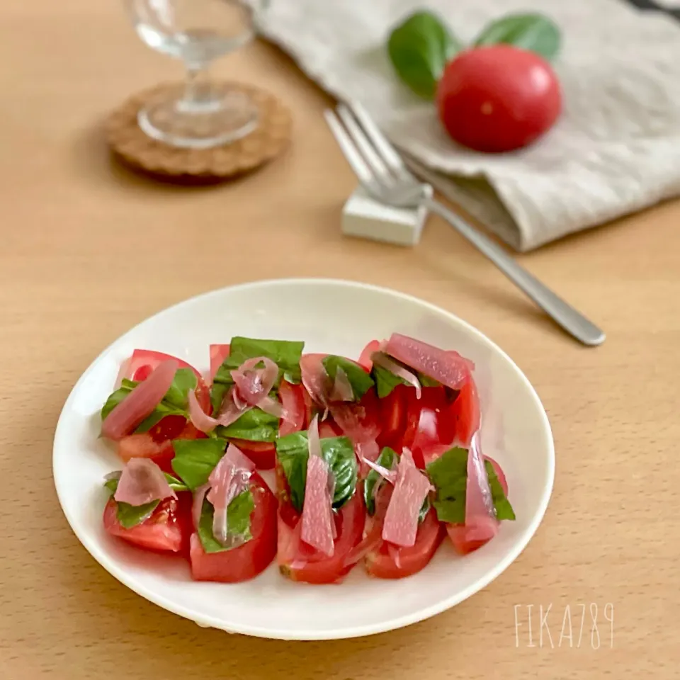 ☆Yumi☆さんの料理 ☆Yumi☆さんの料理 🍅トマトのガリsalad•*¨*•.¸¸☆*･ﾟ😄|FIKA789さん