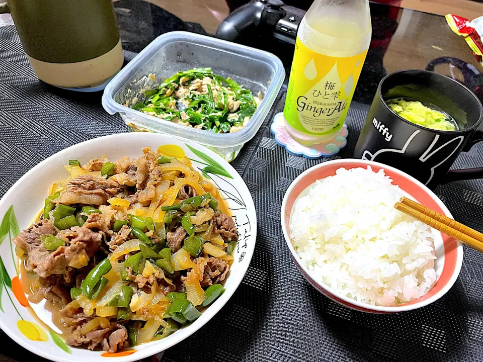 [ツナとニラ和え]と[玉ねぎとピーマンと豚肉の野菜炒め]|陽 香さん