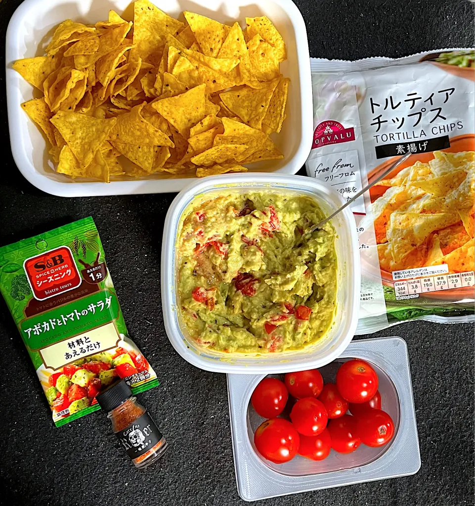 朝食、青ちゃんファームの無農薬有機栽培のミニトマトでTex-Mex|Saudadeさん