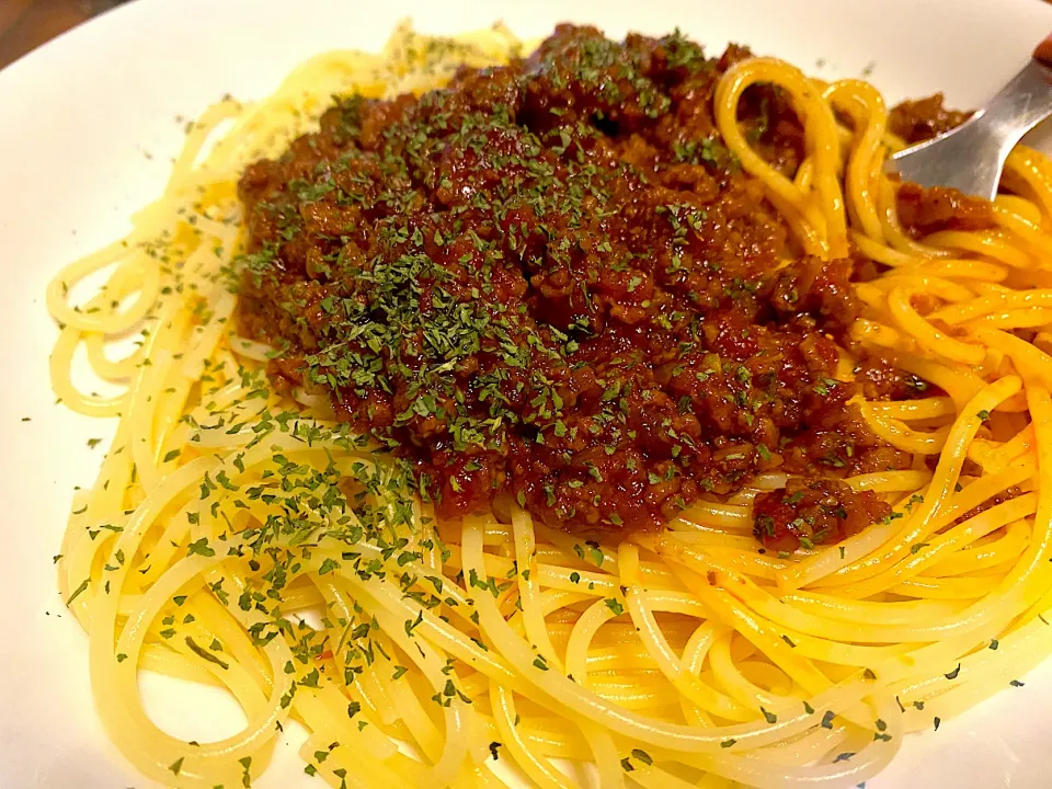 ミートソーススパゲティ🍝|Hiropanさん