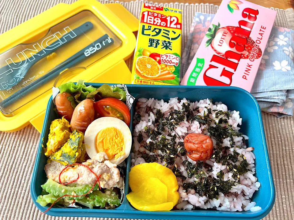 今日のヤツのお弁当（R5.7.25）|え〜かさん